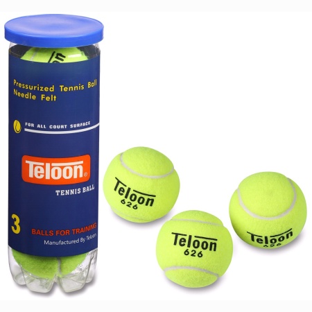 Купить Мяч для большого тенниса Teloon 626Т Р3  (3 шт) в Асбесте 