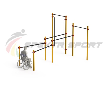 Купить Спортивный комплекс для инвалидов-колясочников WRK-D19_76mm в Асбесте 
