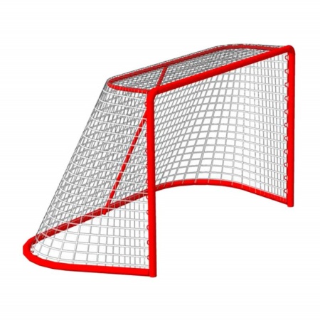 Купить Сетка хоккейная на ворота 1,22мх1,83мх0,5мх1,15м, нить 3,5 мм, узловая в Асбесте 