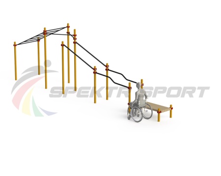 Купить Спортивный комплекс для инвалидов-колясочников WRK-D22_76mm в Асбесте 