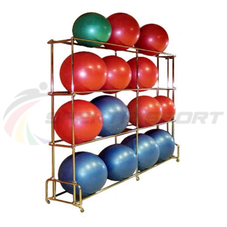 Купить Стеллаж для гимнастических мячей 16 шт в Асбесте 