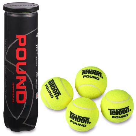 Купить Мяч для большого тенниса Teloon 828Т Р4  (4 шт) в Асбесте 