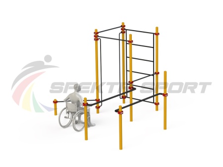 Купить Спортивный комплекс для инвалидов-колясочников WRK-D18_76mm в Асбесте 